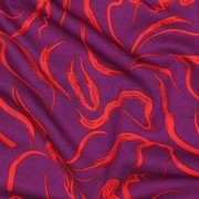 ROSELLA STRETCH ABSTRACT PURPLE (thumbnail) #2
