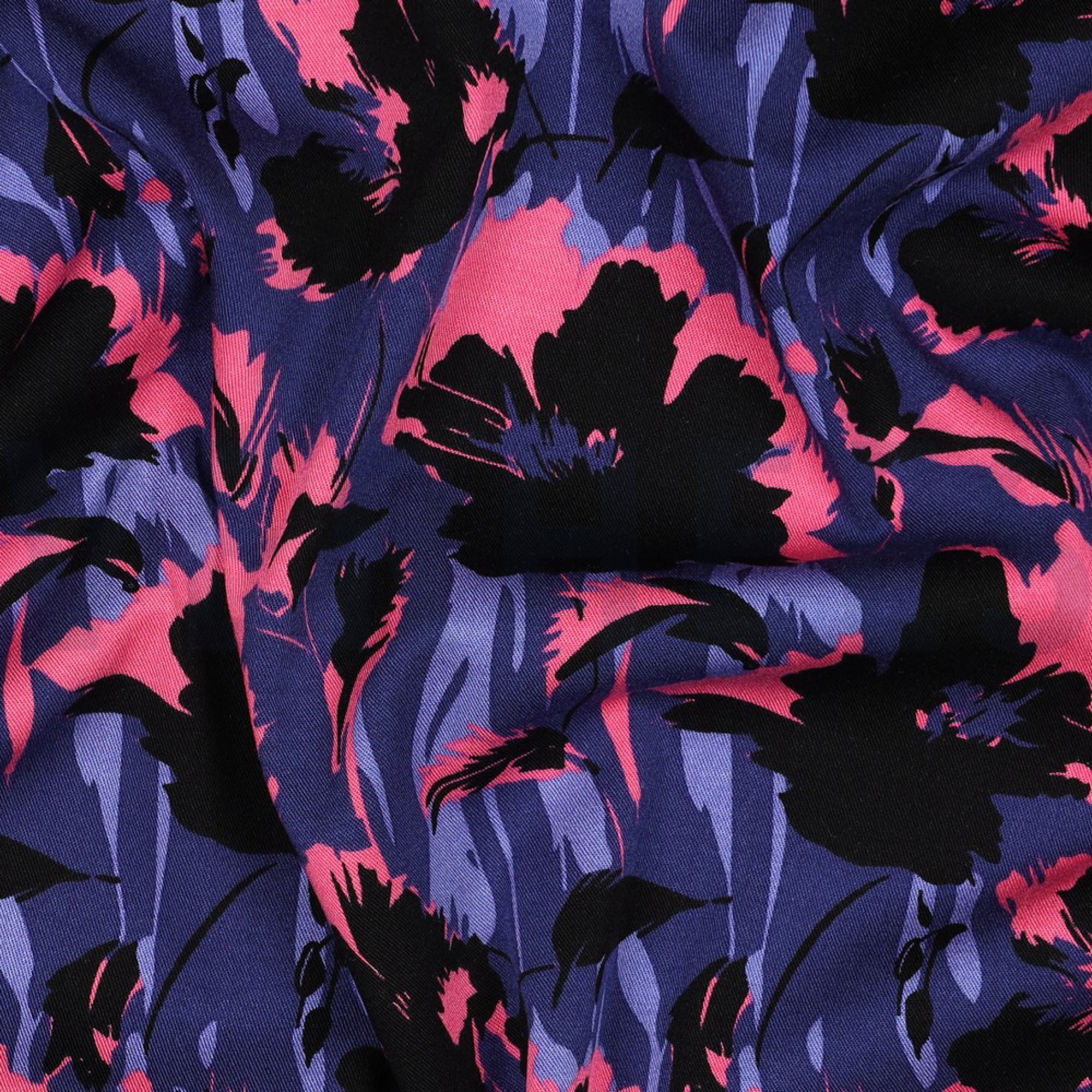 ROSELLA STRETCH FLOWERS NAVY (high resolution) #2