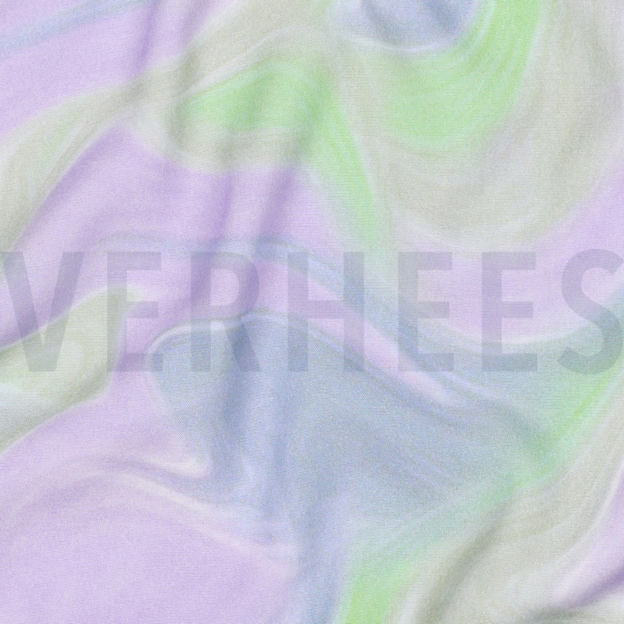VISCOSE STRETCH DIGITAL ABSTRACT LAVENDER (high resolution) #2