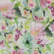 COTTON VOILE DIGITAL FLOWERS WHITE (thumbnail) #2