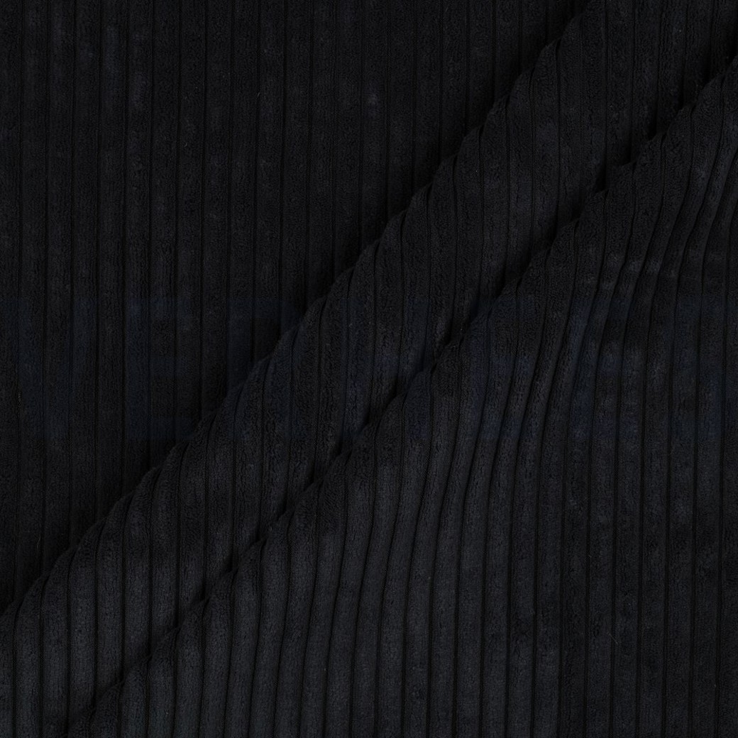 VELOURS DECO CORDUROY BLACK #2