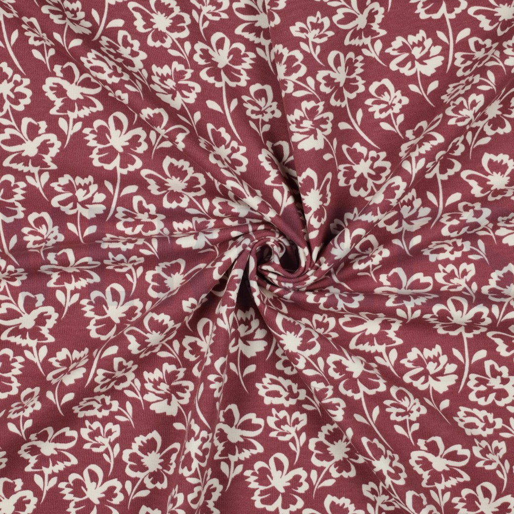 SOFT SWEAT FLOWERS ROSEWOOD #2