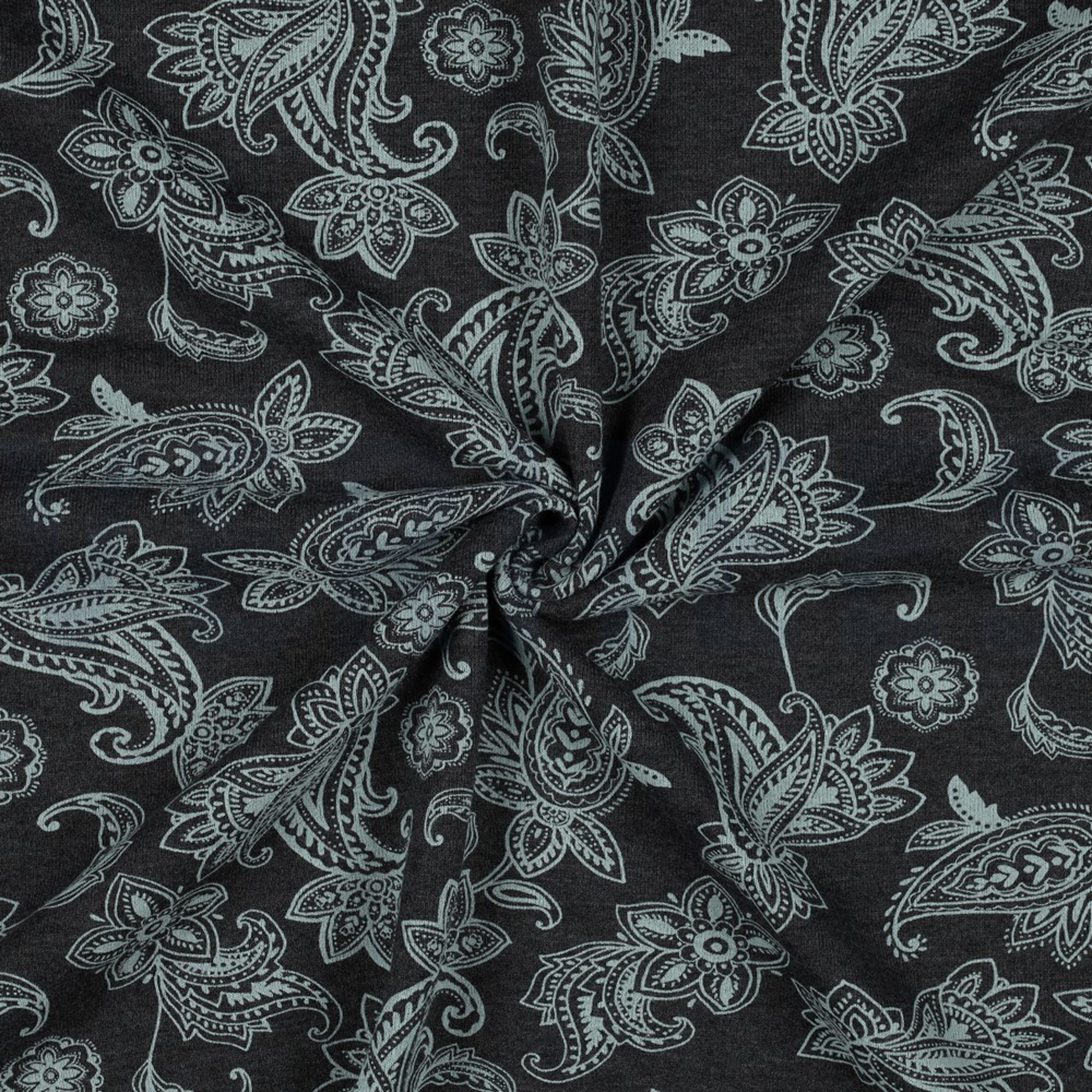 SWEAT MELANGE PAISLEY ANTHRACITE MELANGE (high resolution) #2