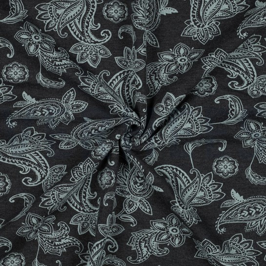 SWEAT MELANGE PAISLEY ANTHRACITE MELANGE #7