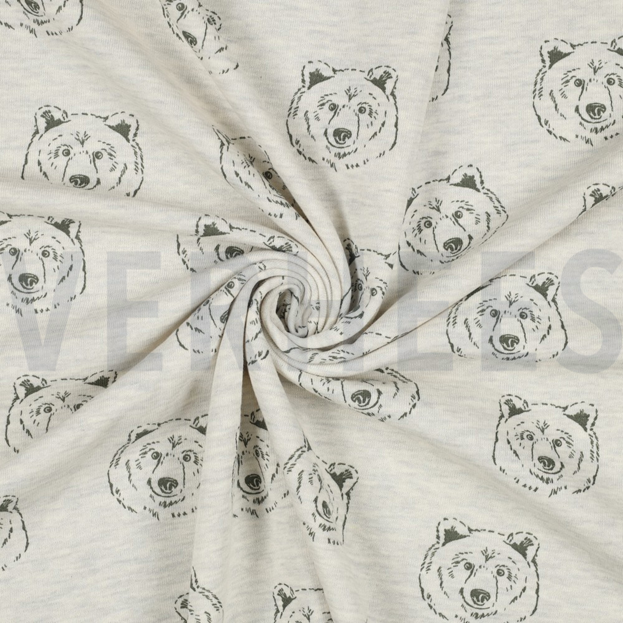 SWEAT MELANGE BEARS ECRU MELANGE (high resolution) #2