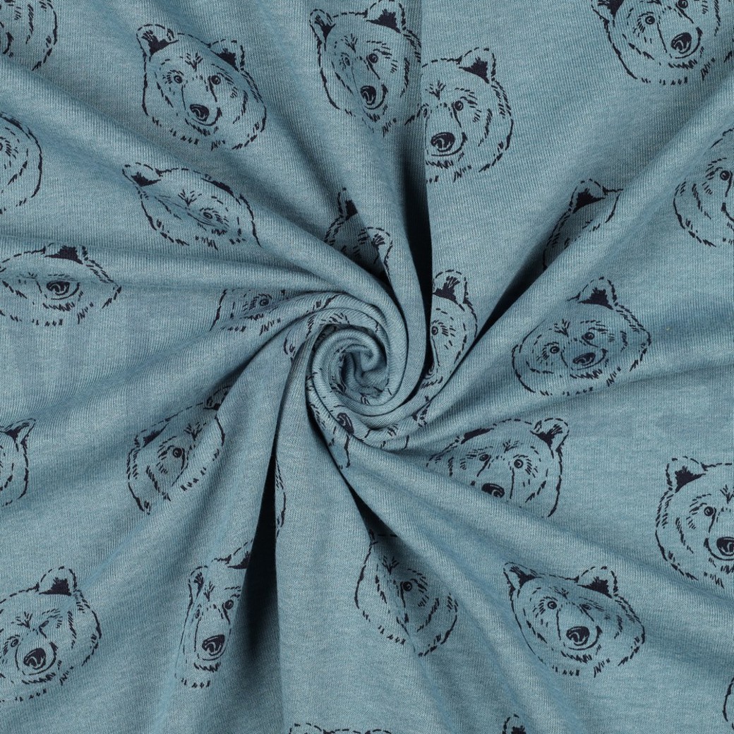 SWEAT MELANGE BEARS SMOKE BLUE MELANGE #2