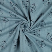 SWEAT MELANGE BEARS SMOKE BLUE MELANGE (thumbnail) #2