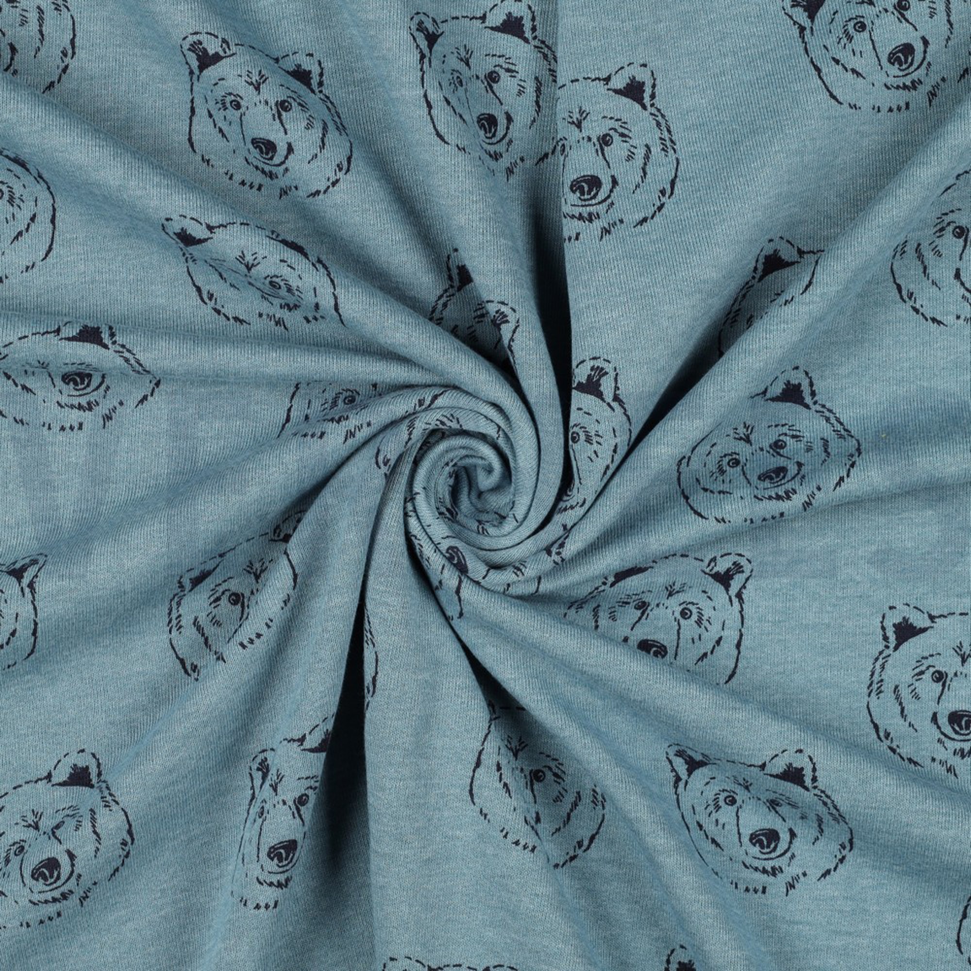 SWEAT MELANGE BEARS SMOKE BLUE MELANGE (high resolution) #2