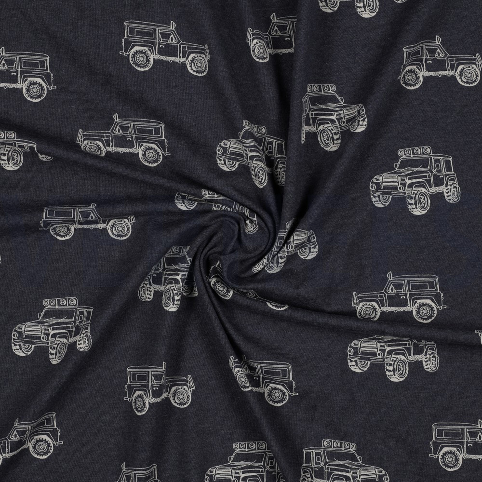 JERSEY MELANGE CARS INDIGO MELANGE (high resolution) #2