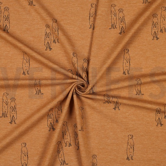 JERSEY MELANGE STOKSTAARTJES CAMEL GEMÊLEERD #7