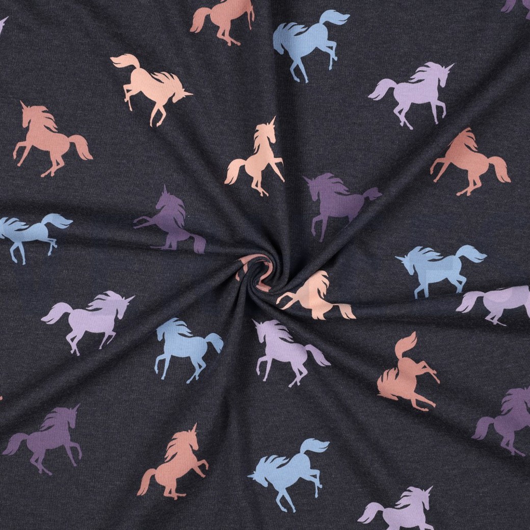 JERSEY MELANGE UNICORN INDIGO MELANGE #2