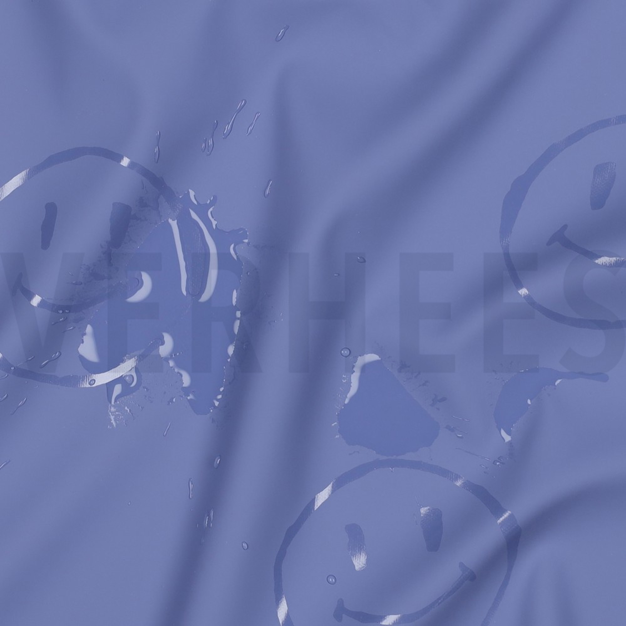 RAINCOAT HAPPY FACES BLUE (high resolution) #2
