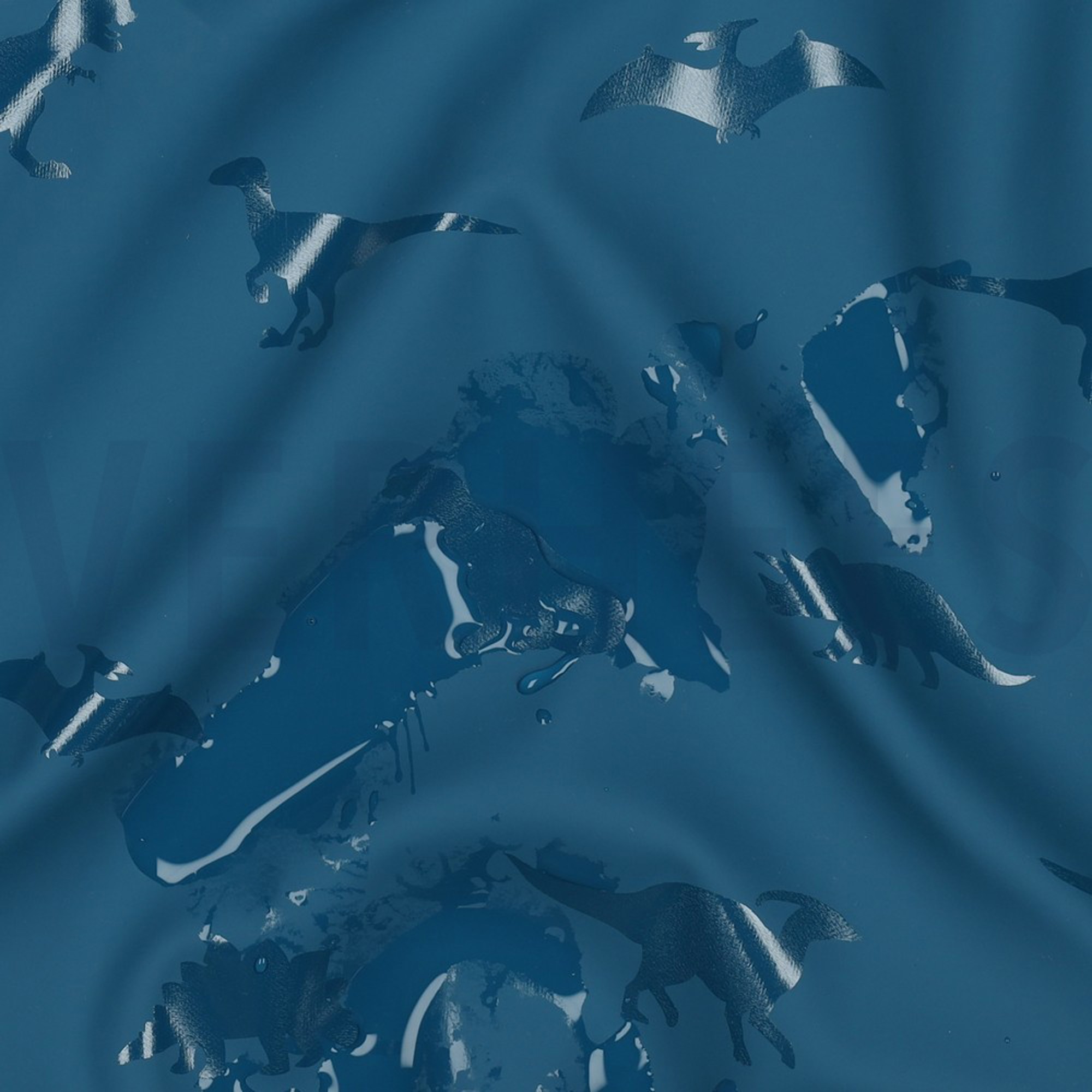 RAINCOAT DINOSAURS BLUE (high resolution) #2