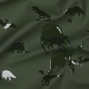 RAINCOAT DINOSAURS DARK GREEN (thumbnail) #2