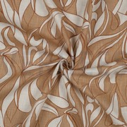 LINEN WASHED ABSTRACT CAPPUCCINO (thumbnail) #2