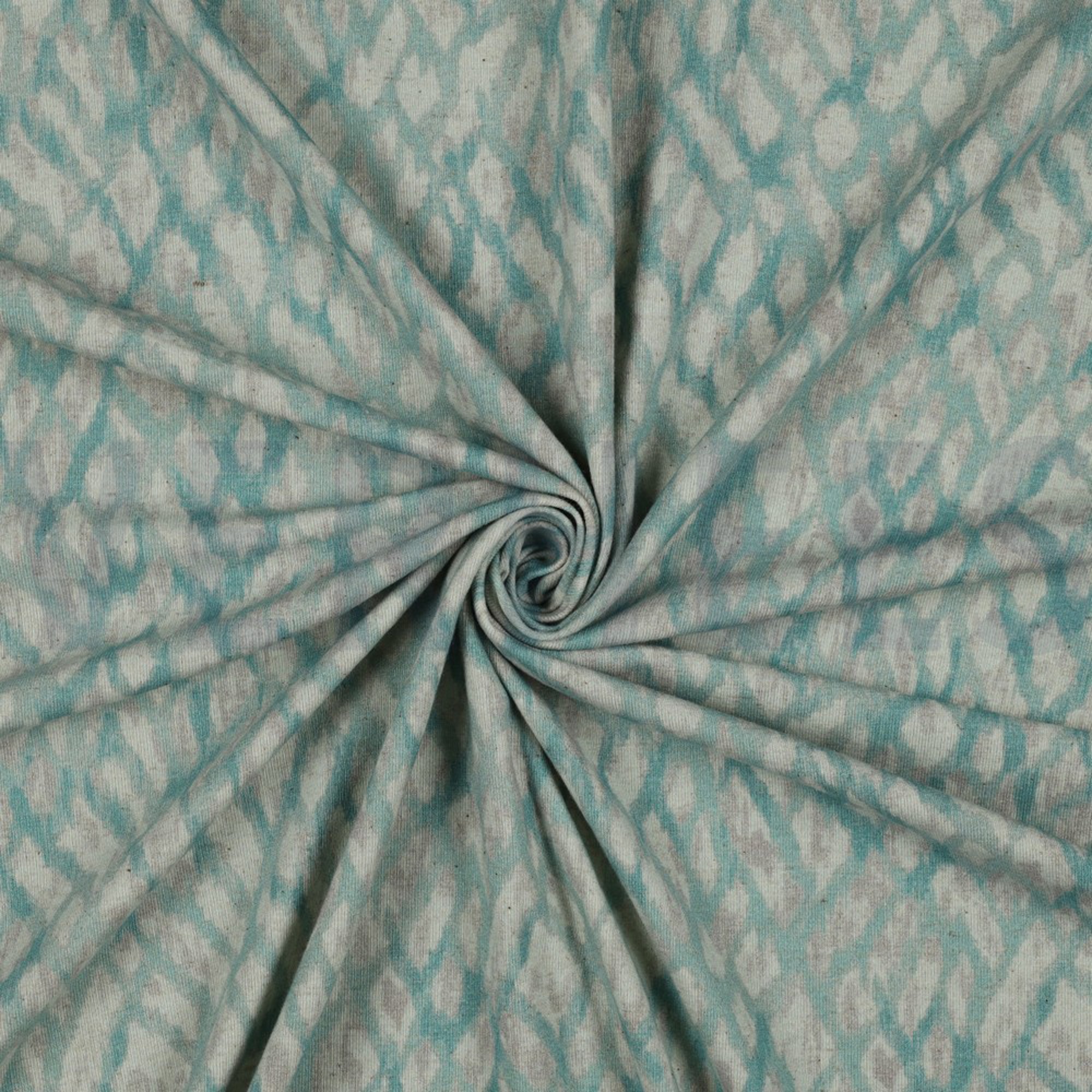LINEN JERSEY DIGITAL ANIMAL SKIN MINT (high resolution) #2