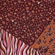 RADIANCE FLOWERS AND STRIPES WINE RED (thumbnail) #2