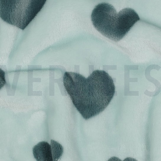 FLEECE HEARTS SAGE #7