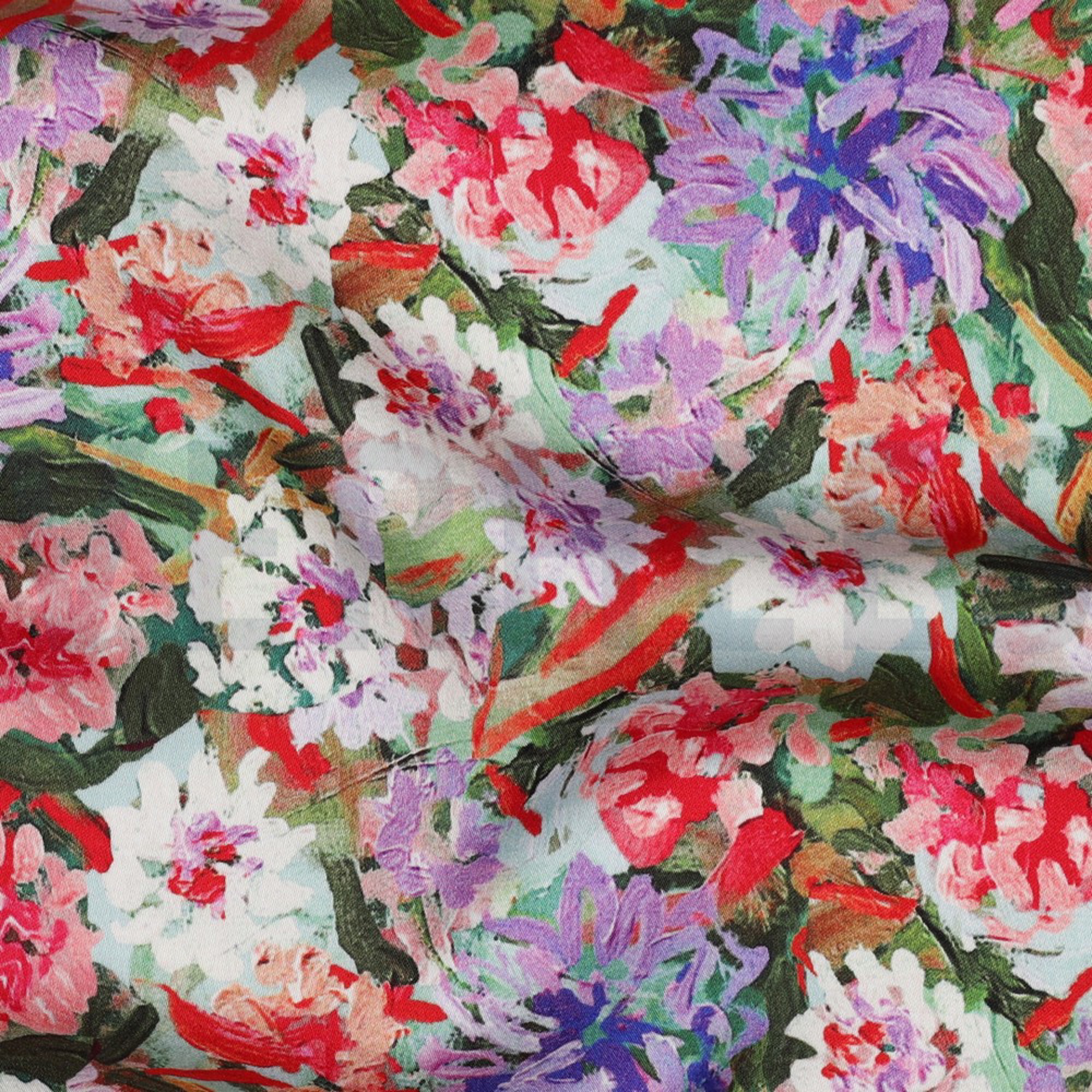 VISCOSE SATIN DIGITAL FLOWERS PURPLE (high resolution) #2
