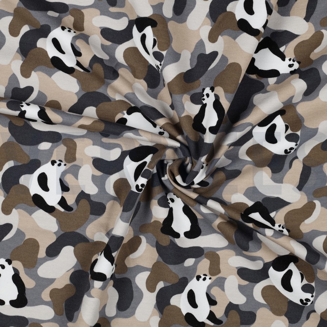 SOFT SWEAT PANDA CAMOUFLAGE GREY #2