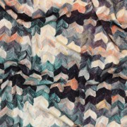 VISCOSE JERSEY DIGITAL GEOMETRIC GREEN (thumbnail) #2