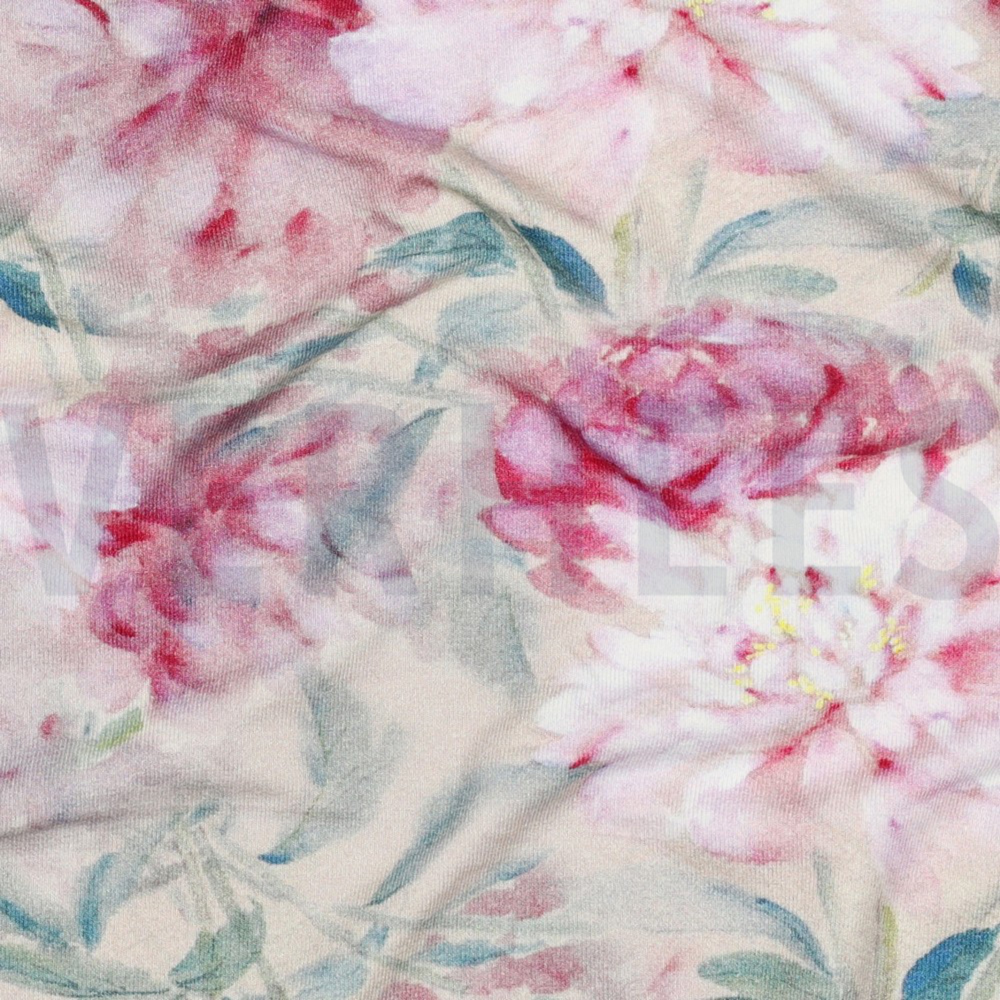 VISCOSE JERSEY DIGITAL FLOWERS LIGHT PINK (high resolution) #2