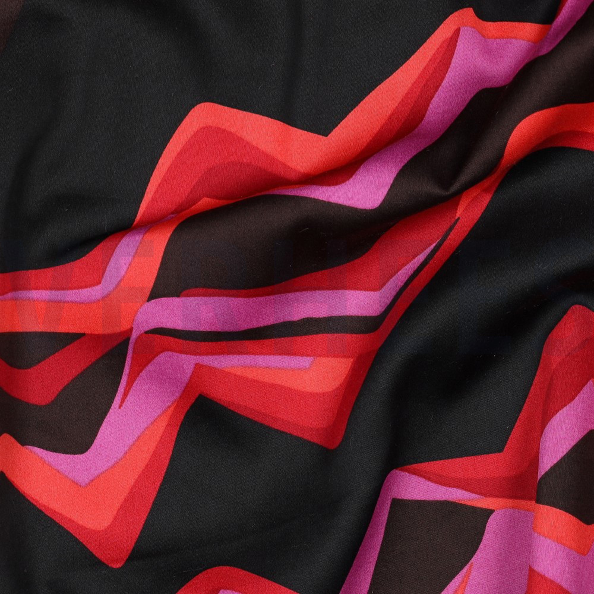 COTTON SATIN ABSTRACT DARK RED (high resolution) #2