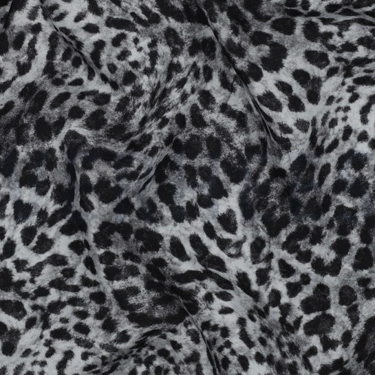 LENZING™ ECOVERO™ DIGITAL ANIMAL SKIN BLACK #7