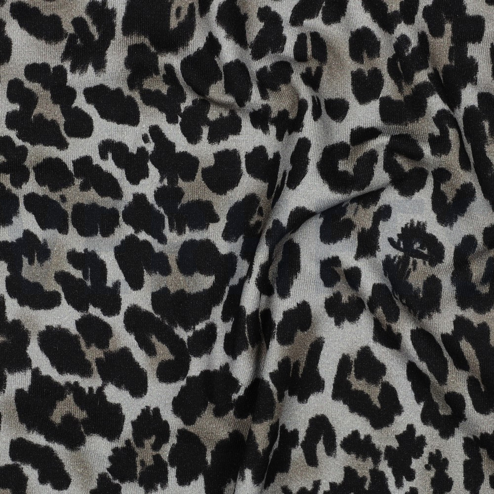 VISCOSE JERSEY DIGITAL ANIMAL SKIN BLACK (high resolution) #2