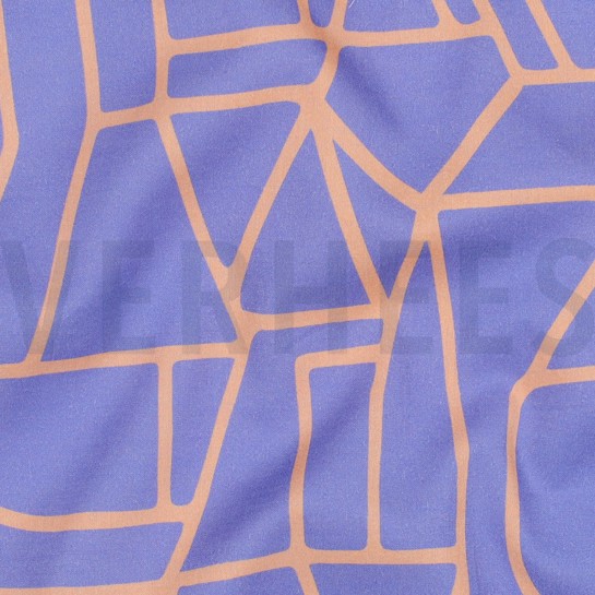 BAUMWOLLE VOILE TOWN NERIDA HANSEN BLAU #7