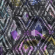 COTTON SATIN DIGITAL GEOMETRIC NAVY (thumbnail) #2