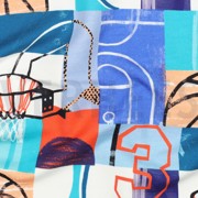 FRENCH TERRY DIGITAL BASKETBALL BLUE (thumbnail) #2