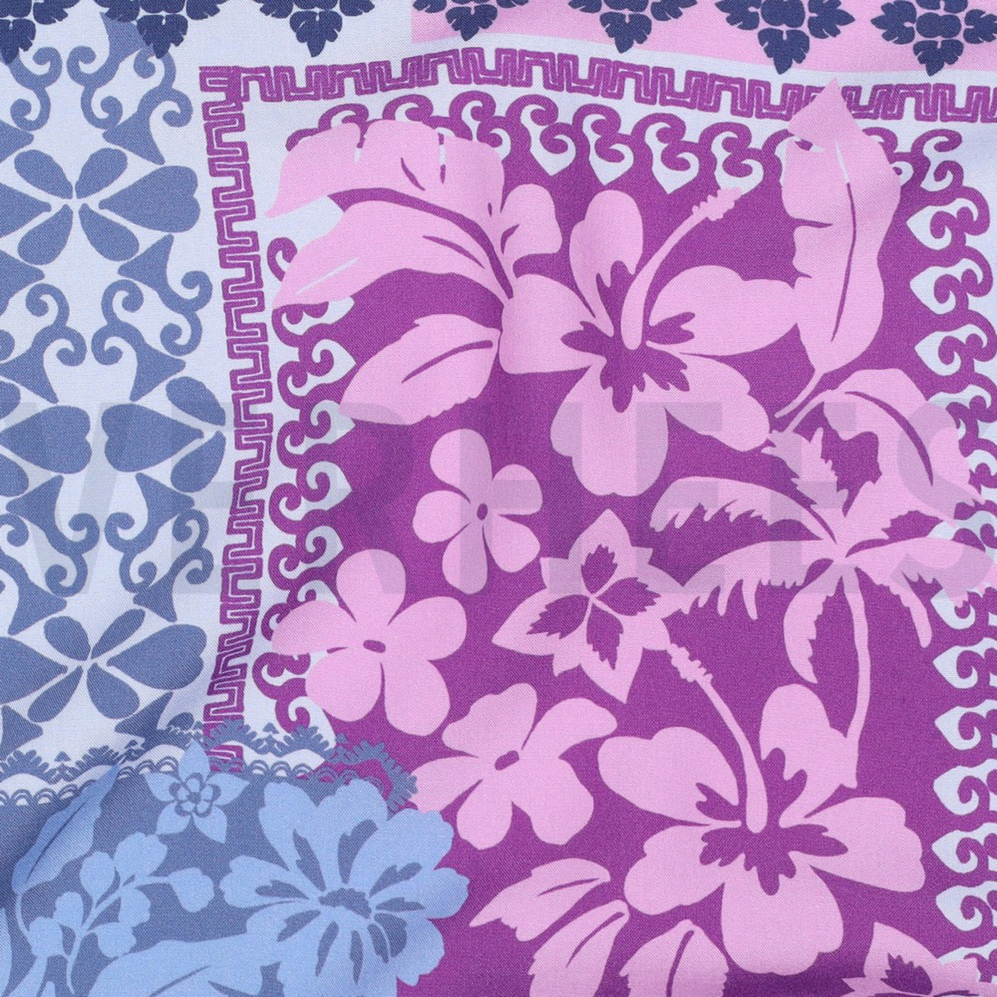 LENZING ECOVERO FLOWERS PATCHWORK LAVENDER (high resolution) #2