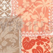 LENZING ECOVERO FLOWERS PATCHWORK PEACH (thumbnail) #2