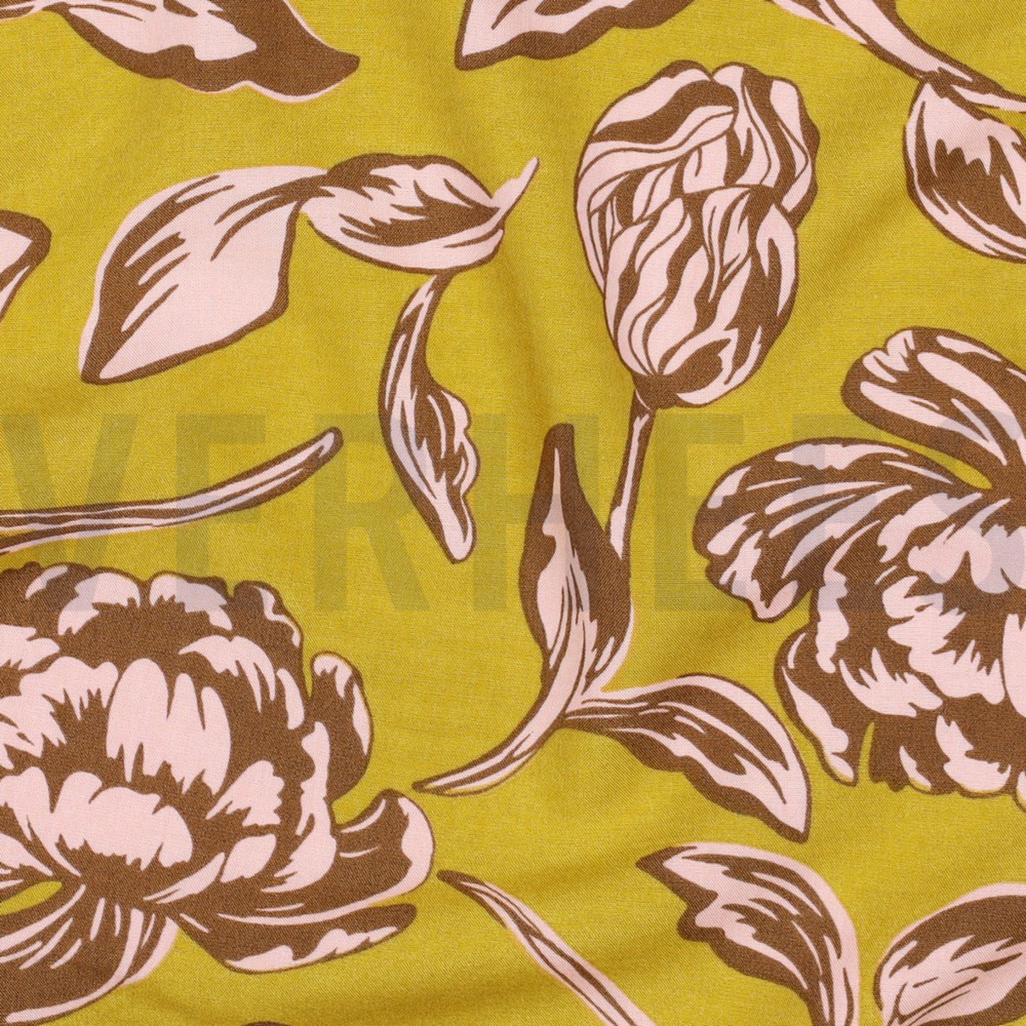 LENZING ECOVERO FLOWERS OCHRE (high resolution) #2