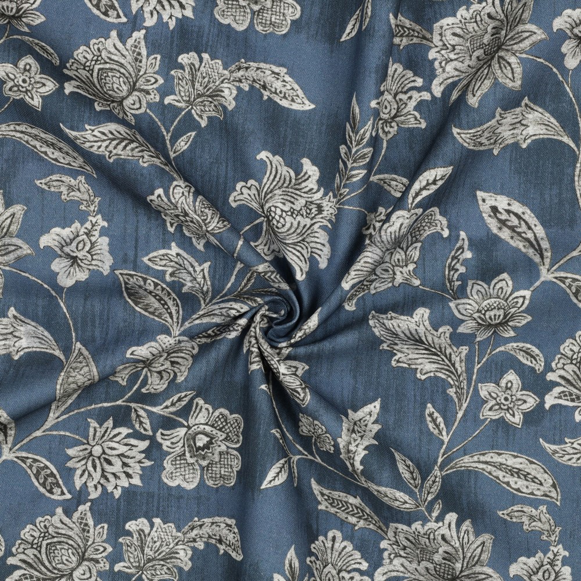 CANVAS DIGITAL FLOWERS BLUE (high resolution) #2
