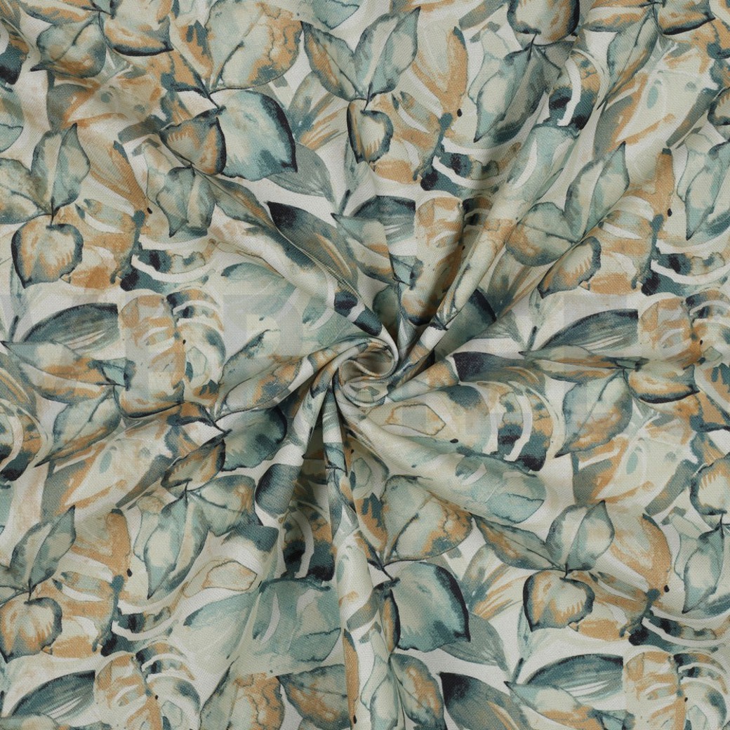 CANVAS DIGITAL LEAVES GREEN #2