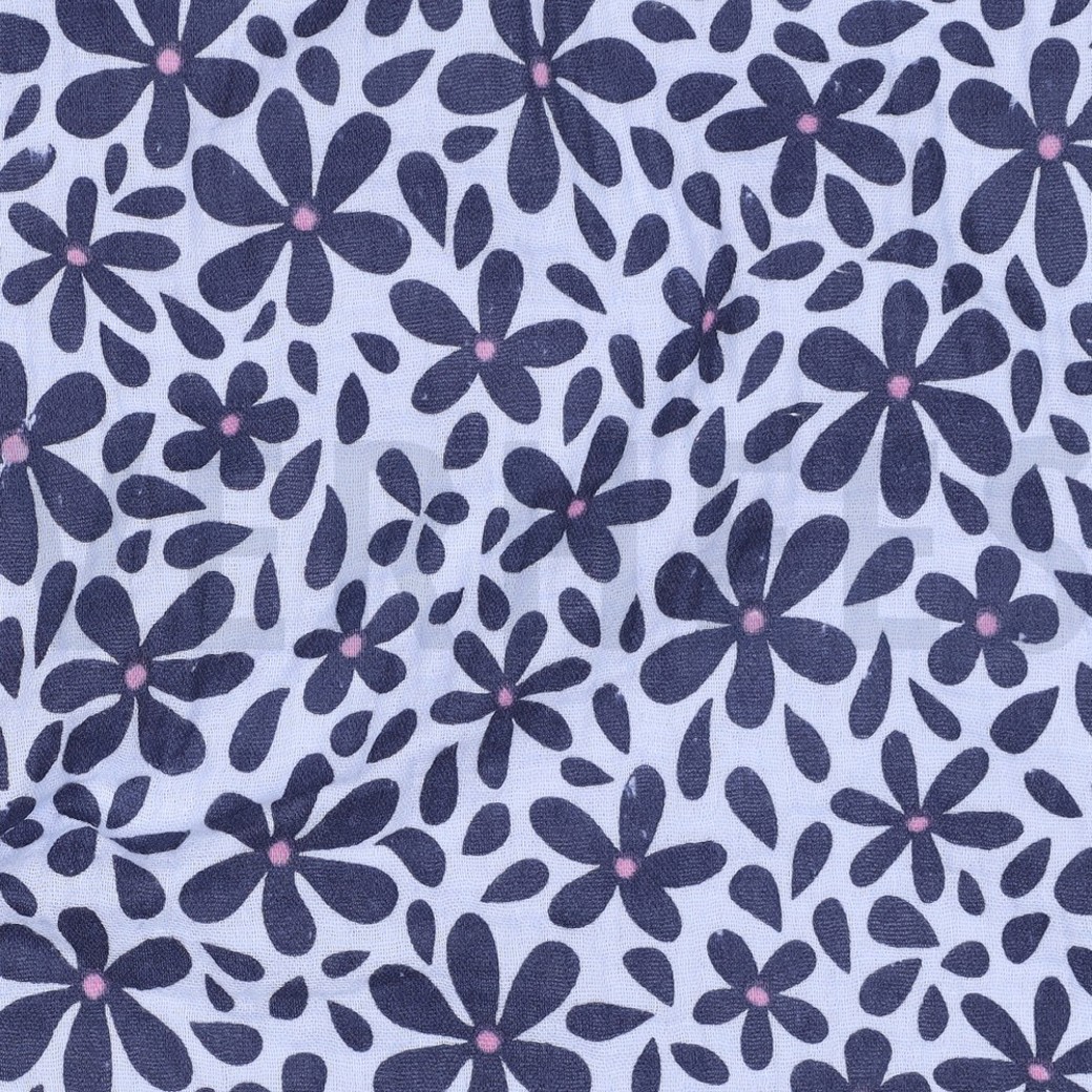 DOUBLE GAUZE FLOWERS JEANS #2