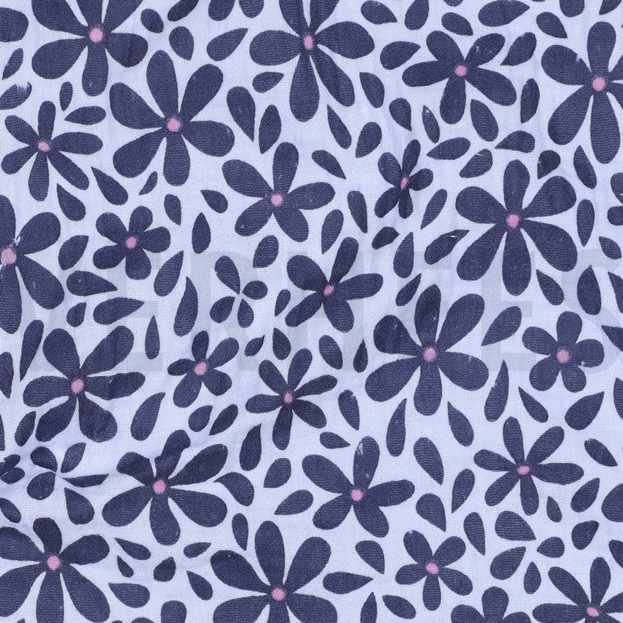DOUBLE GAUZE FLOWERS JEANS (high resolution) #2