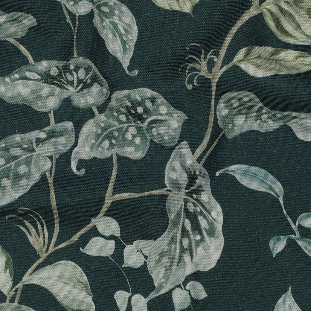 CANVAS DIGITAL LEAVES DARK GREEN #2