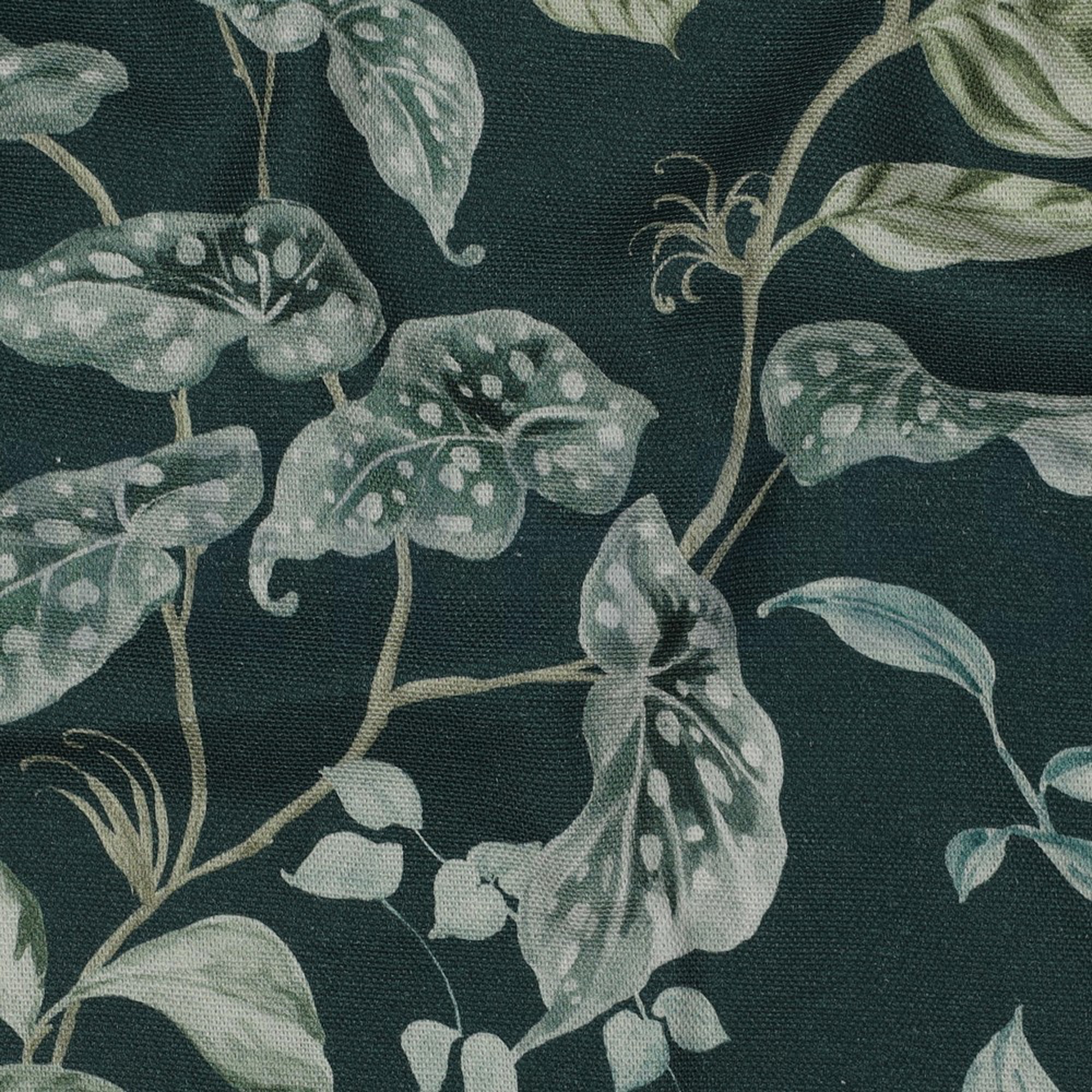 CANVAS DIGITAL LEAVES DARK GREEN (high resolution) #2