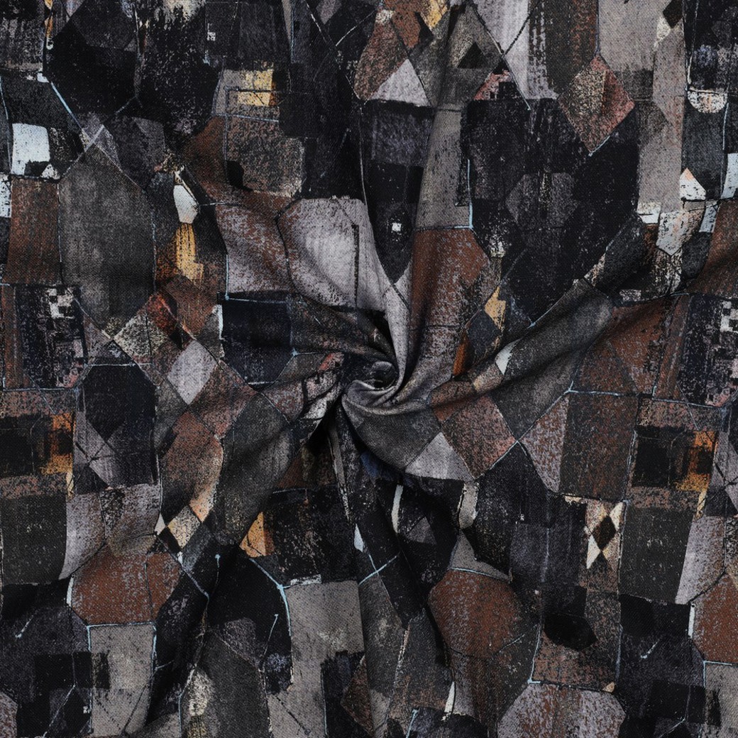 CANVAS DIGITAL GEOMETRIC NAVY #2