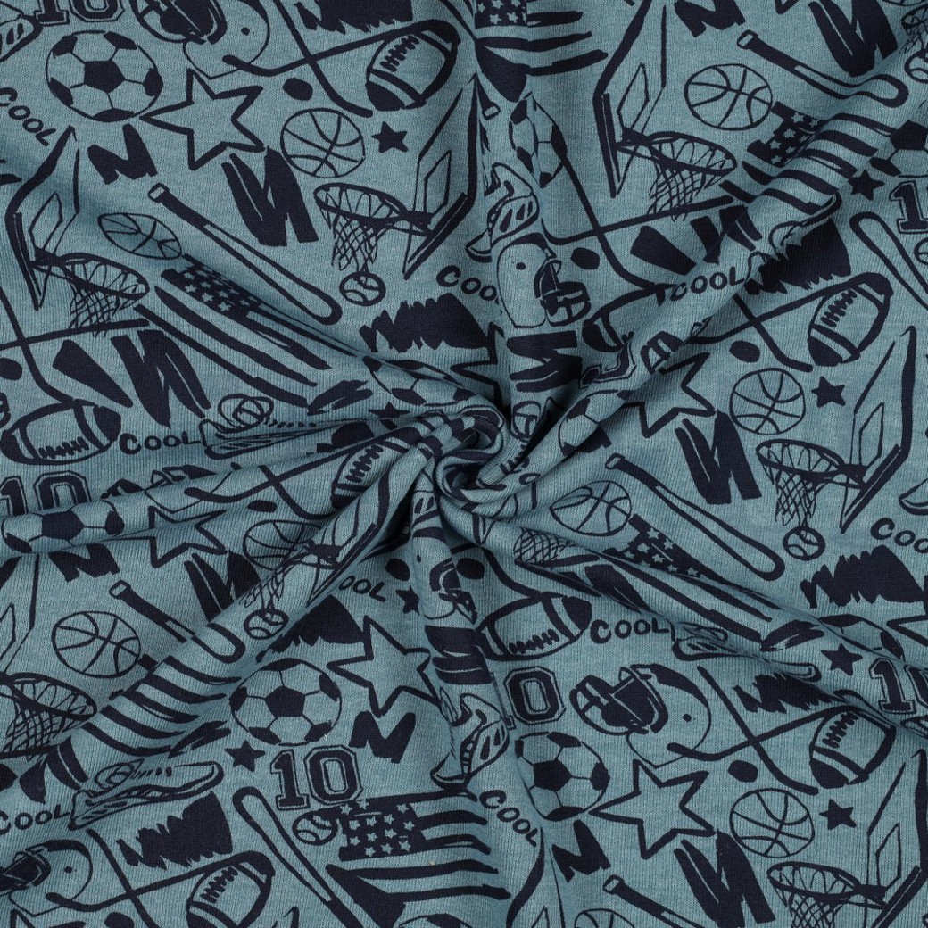 SWEAT MELANGE SPORTS SMOKE BLUE MELANGE #2