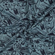 SWEAT MELANGE SPORTS SMOKE BLUE MELANGE (thumbnail) #2