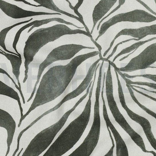 CANVAS DIGITAL BLÄTTER LEINEN #7