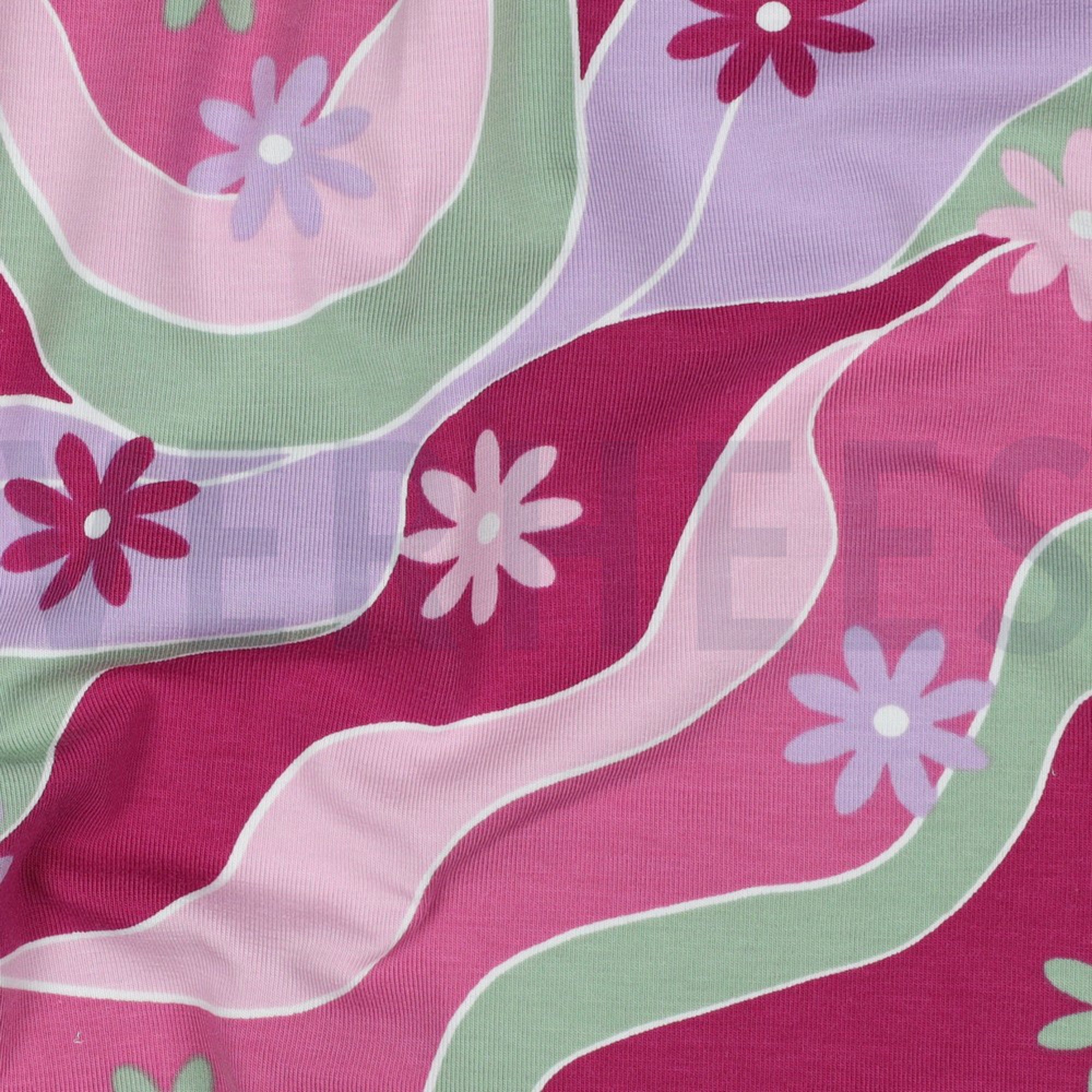 JERSEY FLOWERS PINK (high resolution) #2
