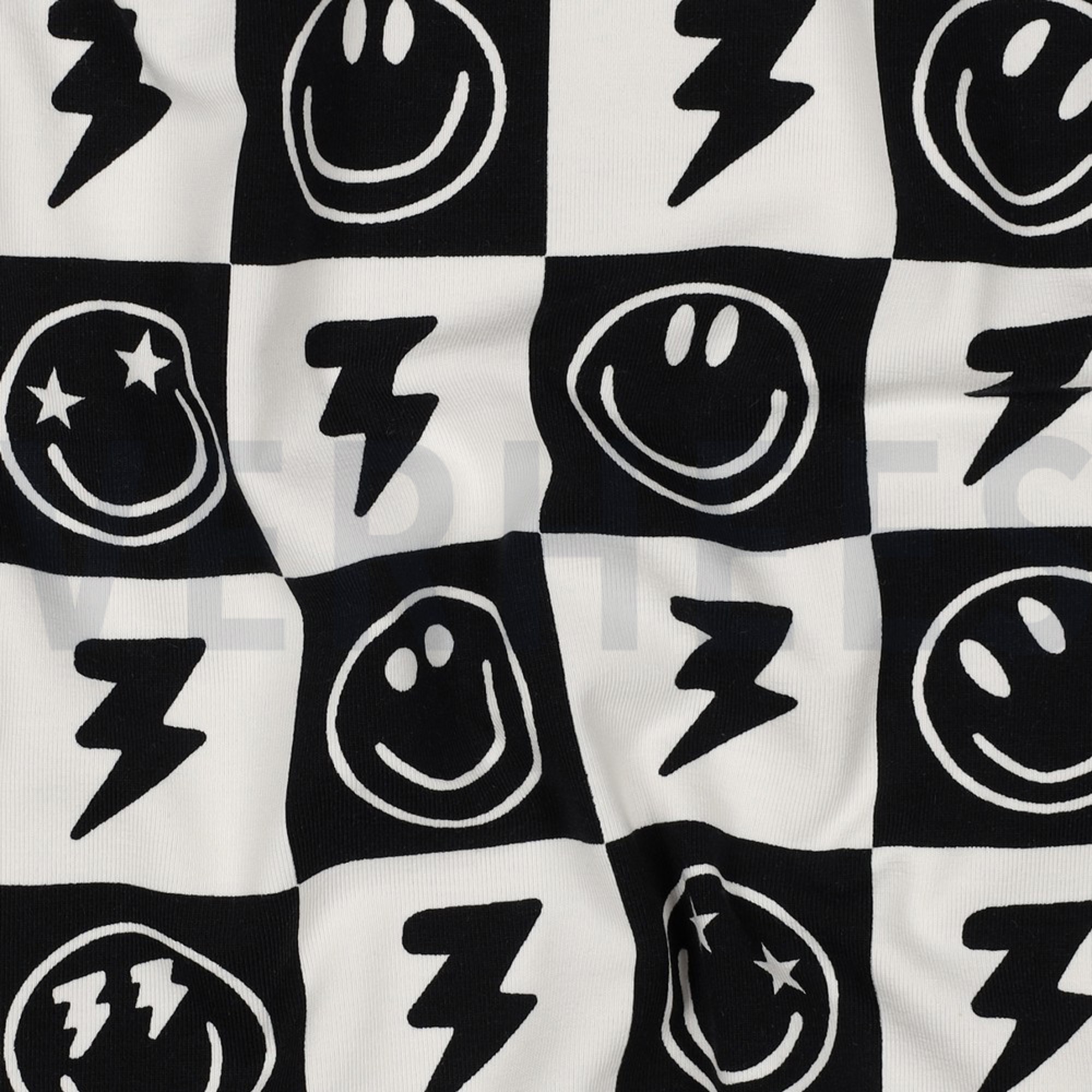 JERSEY HAPPY FACES BLACK (high resolution) #2