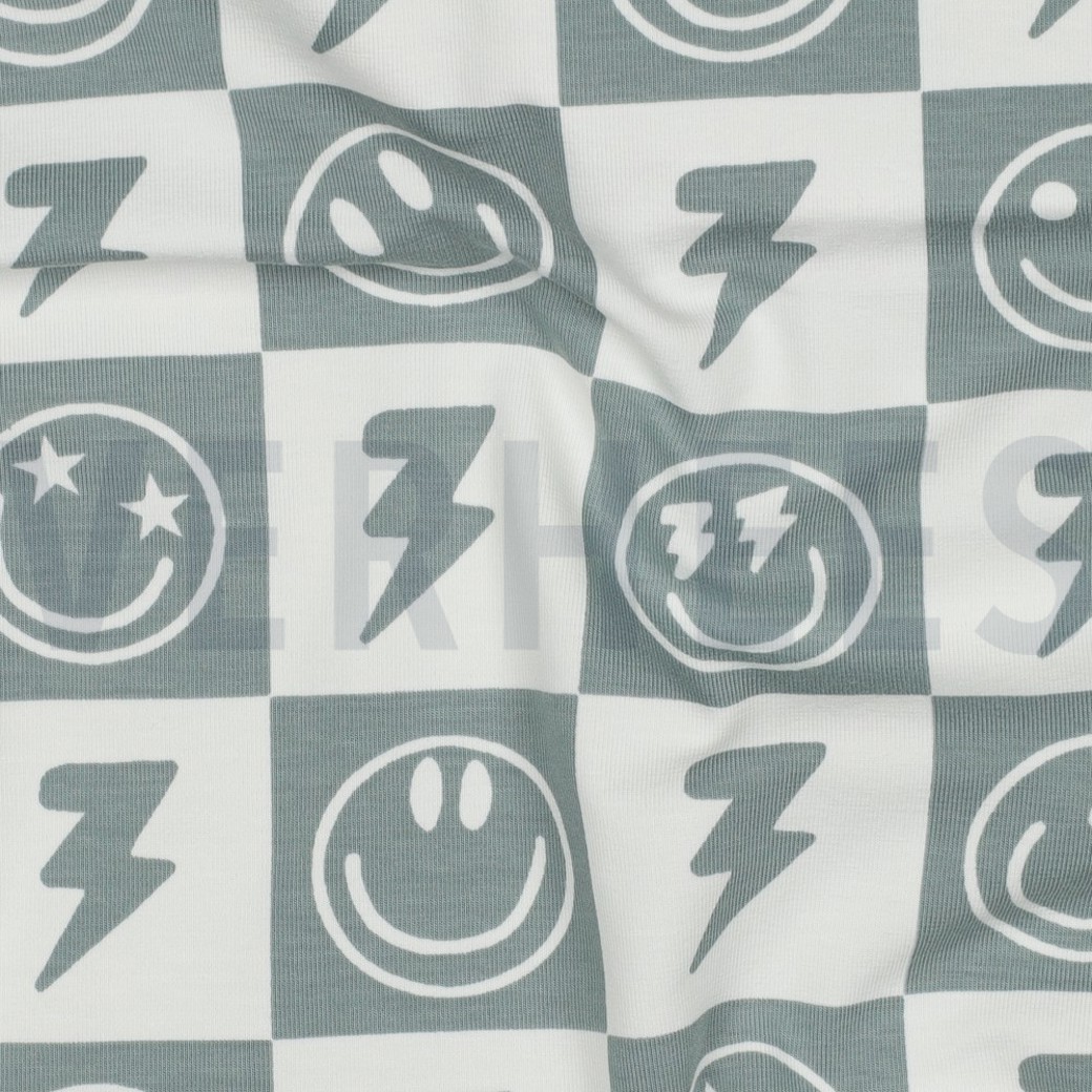 JERSEY HAPPY FACES SAGE #2