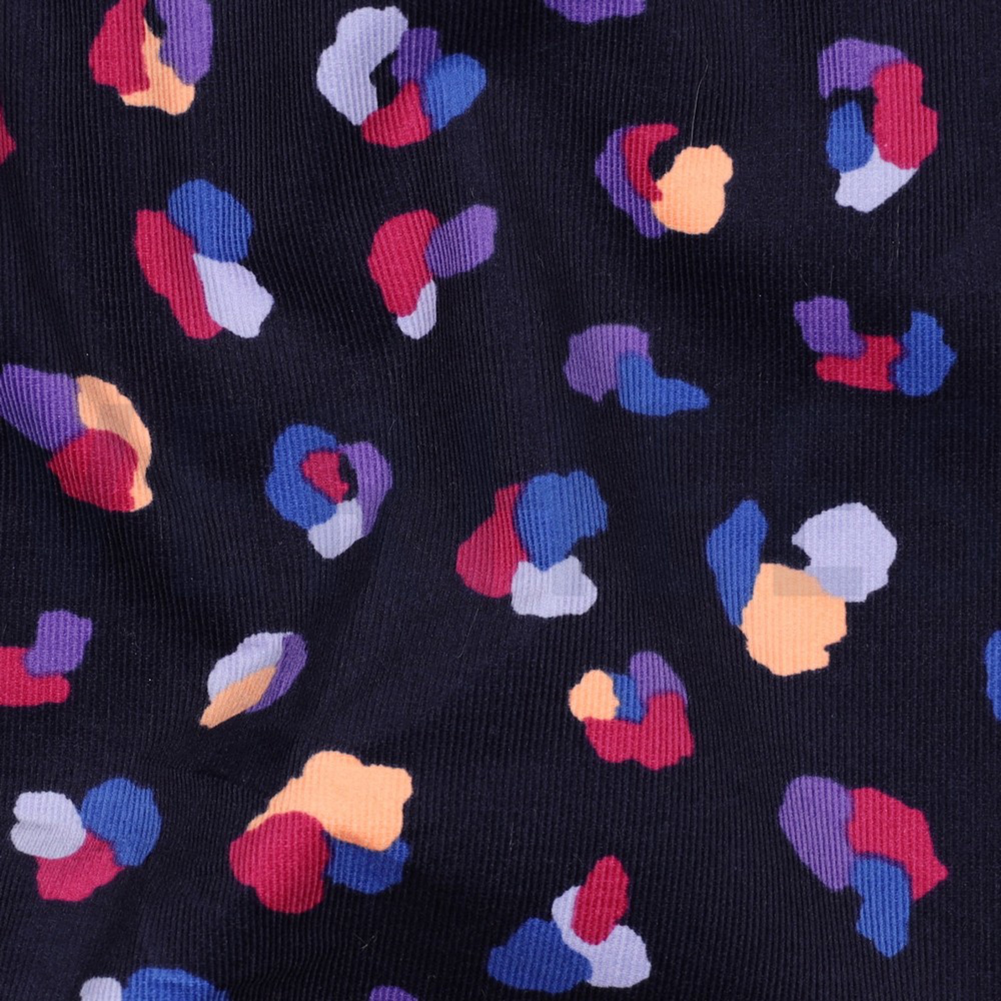 BABYCORD ANIMAL SKIN NAVY (high resolution) #2