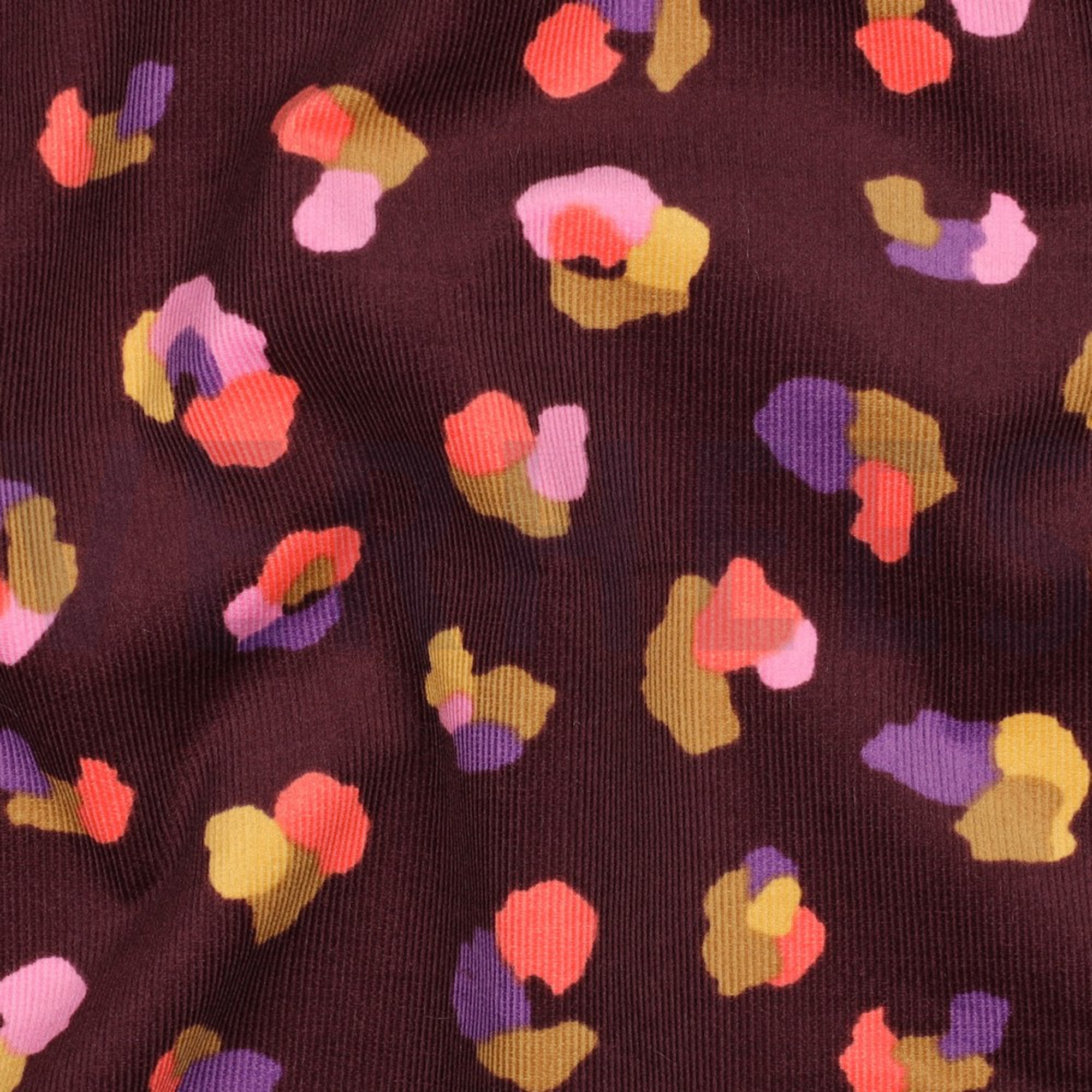 BABYCORD ANIMAL SKIN BORDEAUX (high resolution) #2